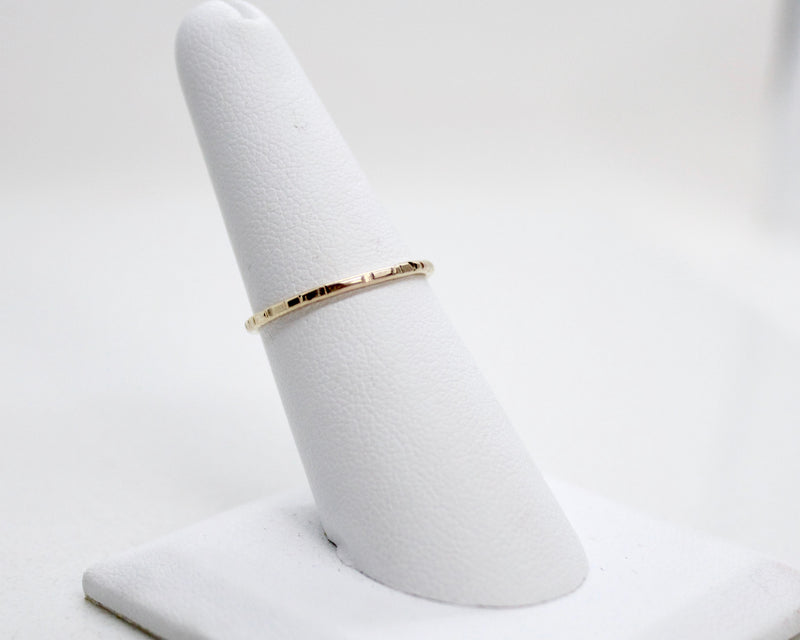 Hammered Stacking Ring