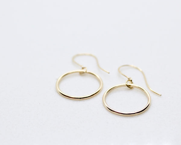 Circle Drop Earrings