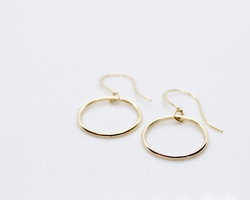 Circle Drop Earrings