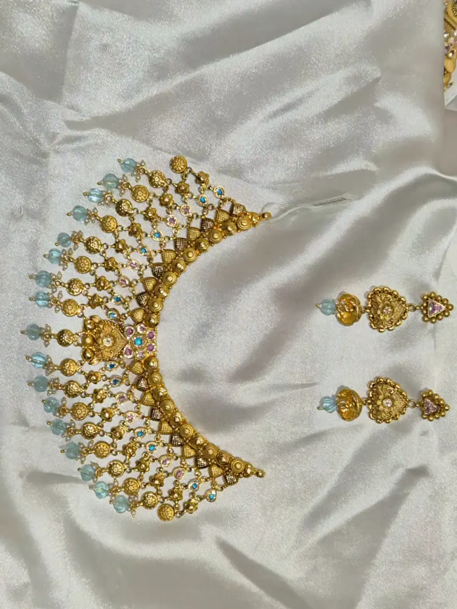 Nilaya Turquoise Bridal Set