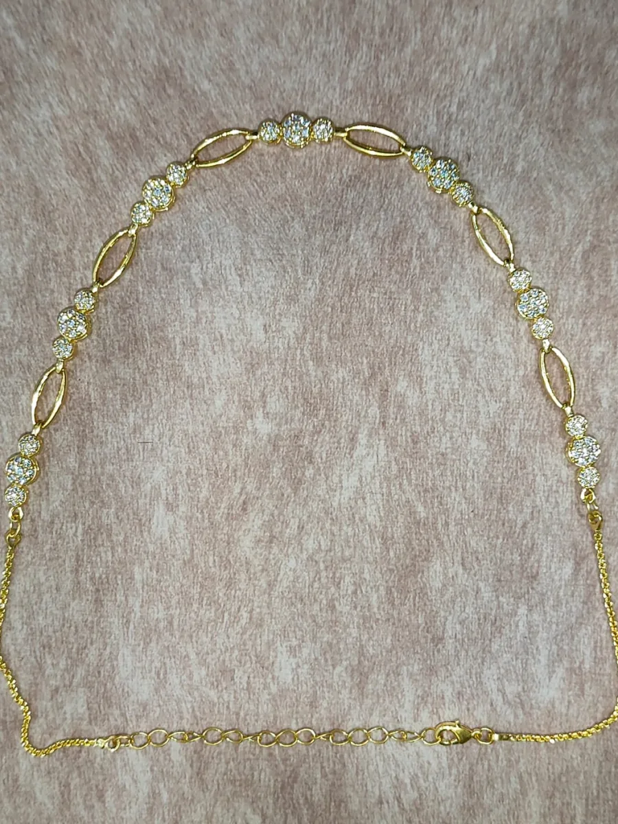 Chandni Station Chain — 1 gram gold plated necklaces by GoldVibe Jewellery