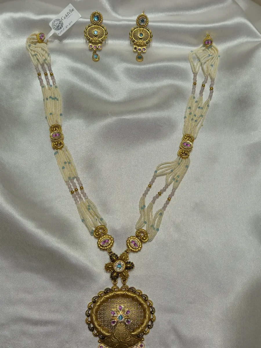 Moti Rani Haar — 1 gram gold plated long haars by GoldVibe Jewellery